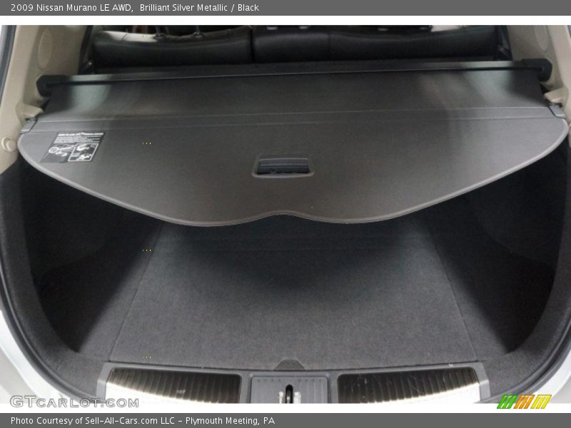 Brilliant Silver Metallic / Black 2009 Nissan Murano LE AWD