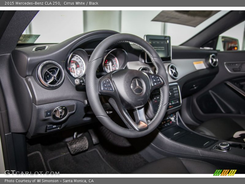 Cirrus White / Black 2015 Mercedes-Benz CLA 250