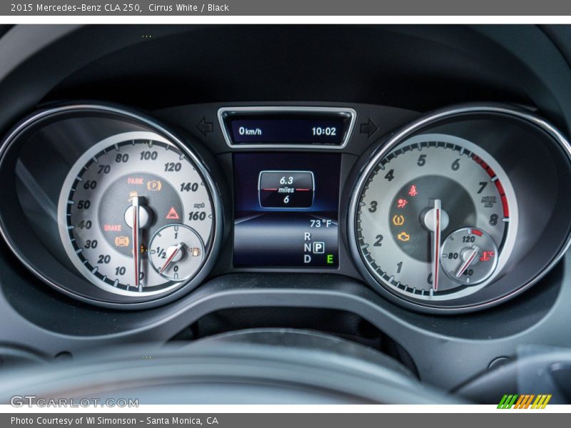 Cirrus White / Black 2015 Mercedes-Benz CLA 250