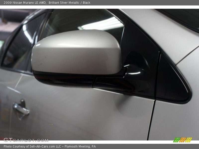 Brilliant Silver Metallic / Black 2009 Nissan Murano LE AWD