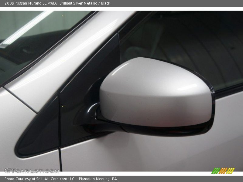 Brilliant Silver Metallic / Black 2009 Nissan Murano LE AWD