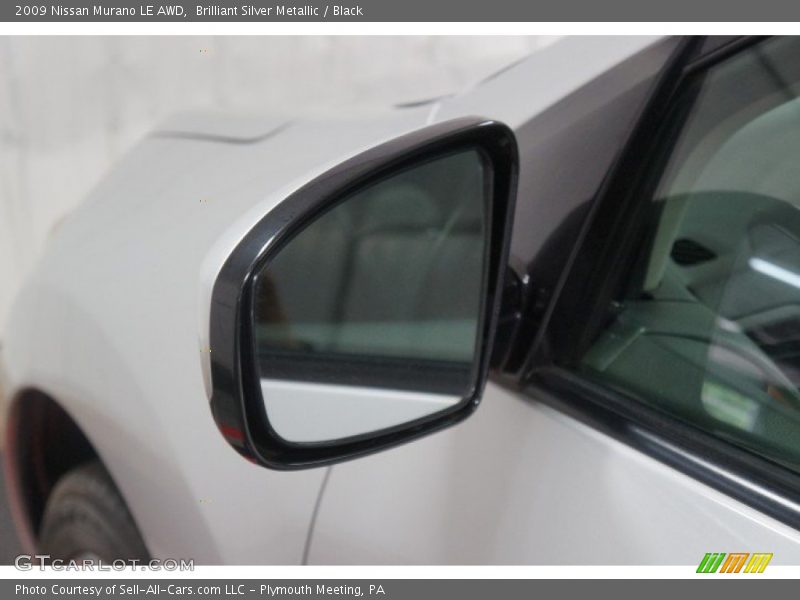 Brilliant Silver Metallic / Black 2009 Nissan Murano LE AWD