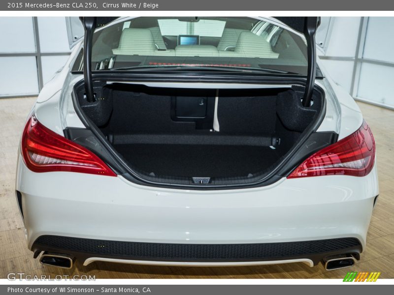 Cirrus White / Beige 2015 Mercedes-Benz CLA 250