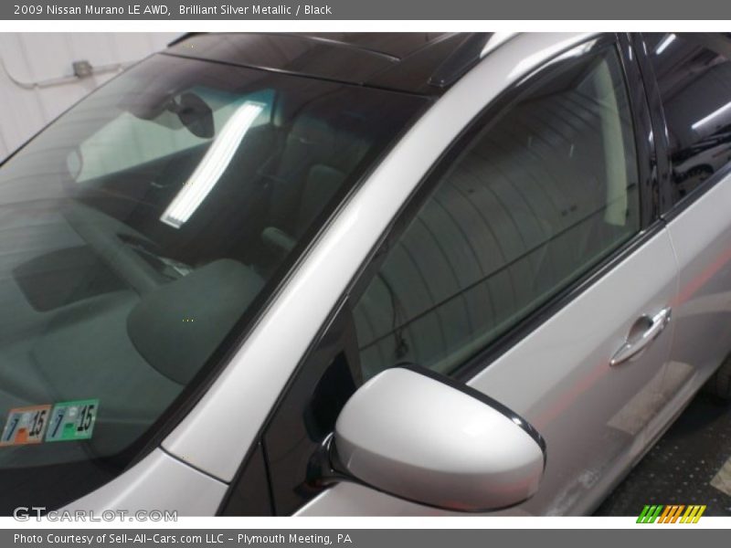 Brilliant Silver Metallic / Black 2009 Nissan Murano LE AWD