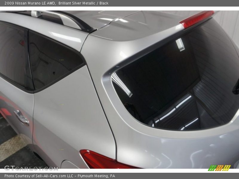 Brilliant Silver Metallic / Black 2009 Nissan Murano LE AWD