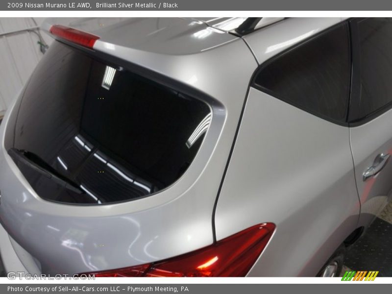 Brilliant Silver Metallic / Black 2009 Nissan Murano LE AWD