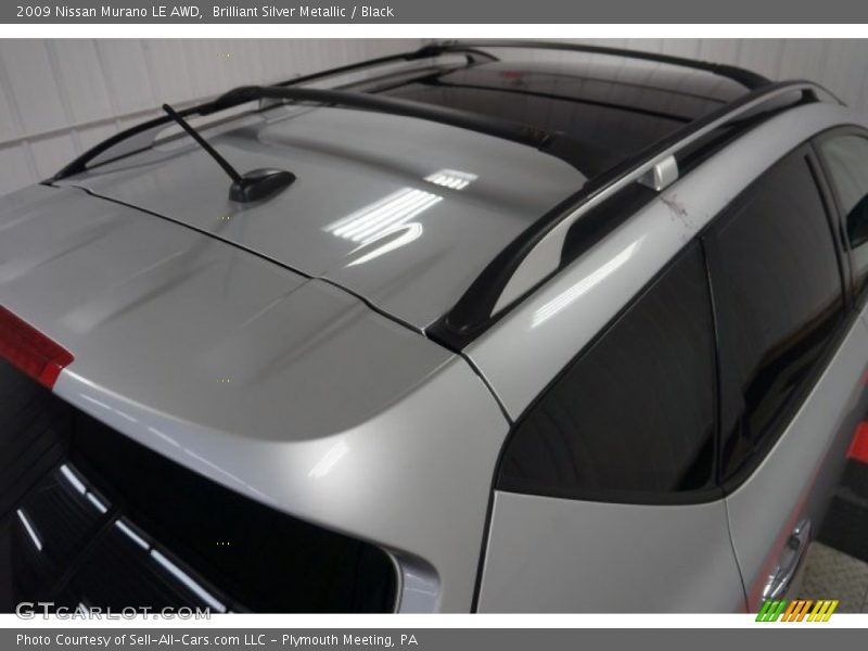 Brilliant Silver Metallic / Black 2009 Nissan Murano LE AWD