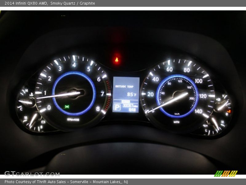  2014 QX80 AWD AWD Gauges