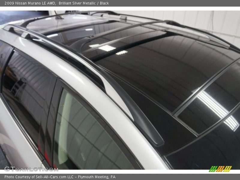 Brilliant Silver Metallic / Black 2009 Nissan Murano LE AWD