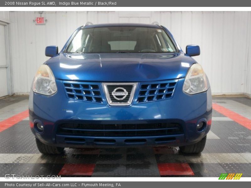 Indigo Blue Metallic / Black/Red 2008 Nissan Rogue SL AWD