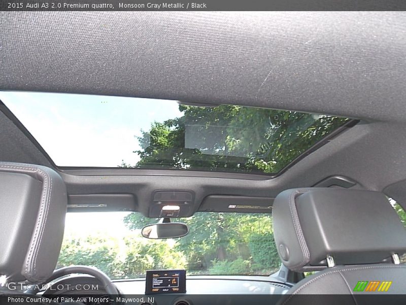 Monsoon Gray Metallic / Black 2015 Audi A3 2.0 Premium quattro