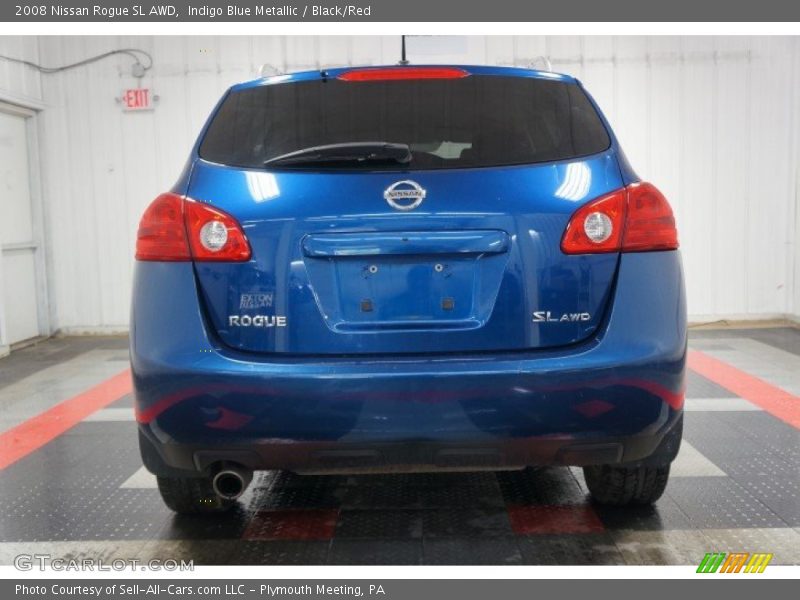 Indigo Blue Metallic / Black/Red 2008 Nissan Rogue SL AWD