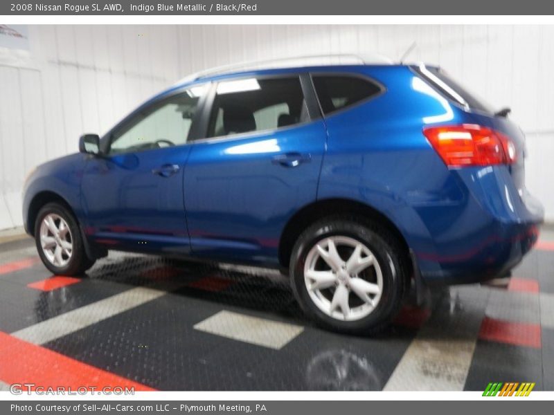 Indigo Blue Metallic / Black/Red 2008 Nissan Rogue SL AWD