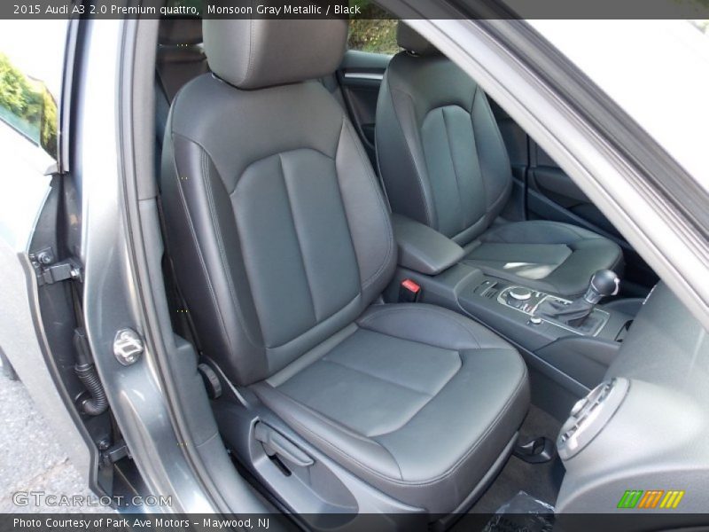 Monsoon Gray Metallic / Black 2015 Audi A3 2.0 Premium quattro