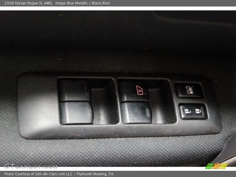 Indigo Blue Metallic / Black/Red 2008 Nissan Rogue SL AWD