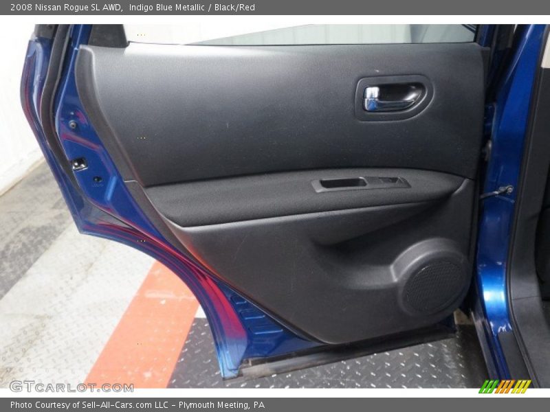 Indigo Blue Metallic / Black/Red 2008 Nissan Rogue SL AWD