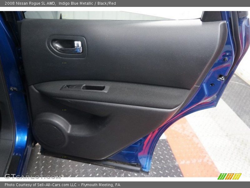Indigo Blue Metallic / Black/Red 2008 Nissan Rogue SL AWD
