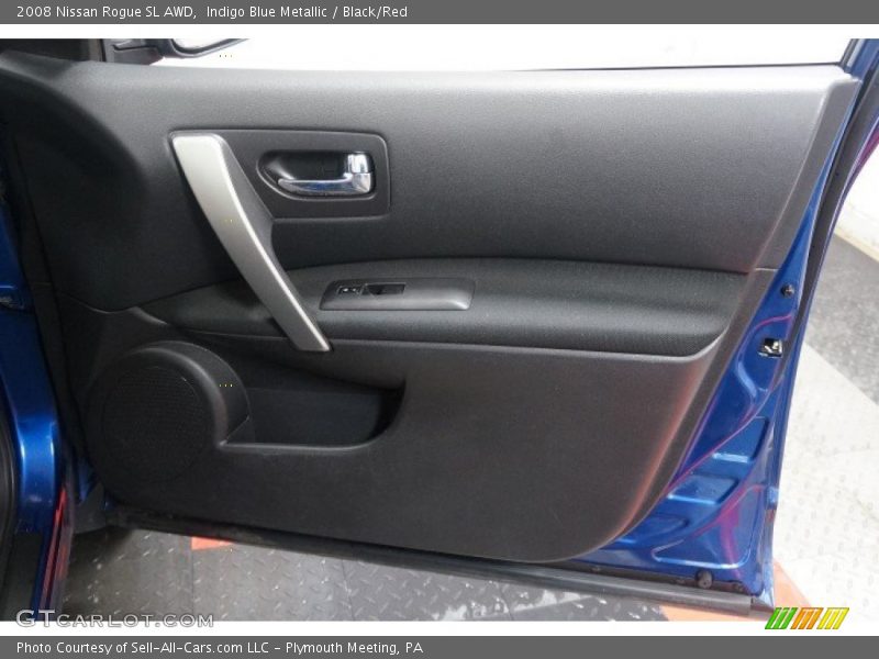 Indigo Blue Metallic / Black/Red 2008 Nissan Rogue SL AWD