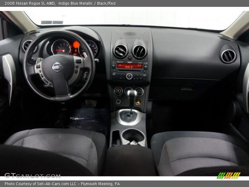 Indigo Blue Metallic / Black/Red 2008 Nissan Rogue SL AWD