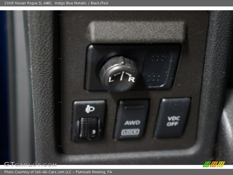 Indigo Blue Metallic / Black/Red 2008 Nissan Rogue SL AWD
