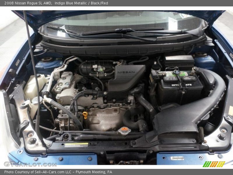 Indigo Blue Metallic / Black/Red 2008 Nissan Rogue SL AWD