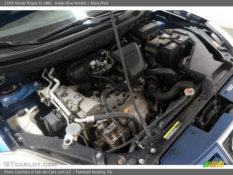 Indigo Blue Metallic / Black/Red 2008 Nissan Rogue SL AWD