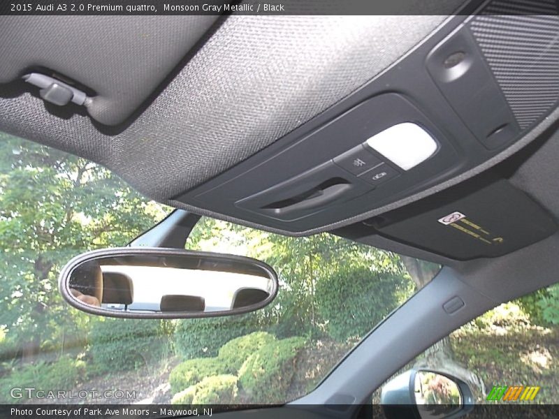 Monsoon Gray Metallic / Black 2015 Audi A3 2.0 Premium quattro