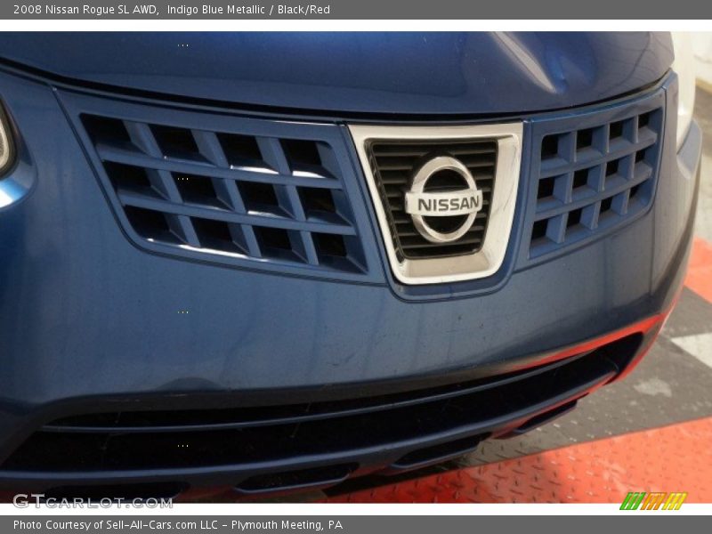 Indigo Blue Metallic / Black/Red 2008 Nissan Rogue SL AWD