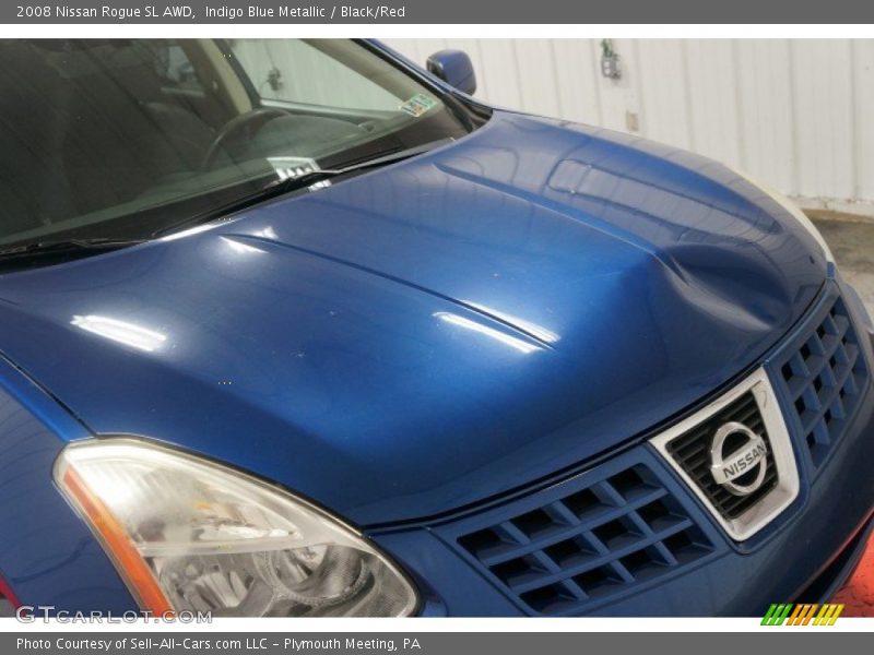 Indigo Blue Metallic / Black/Red 2008 Nissan Rogue SL AWD
