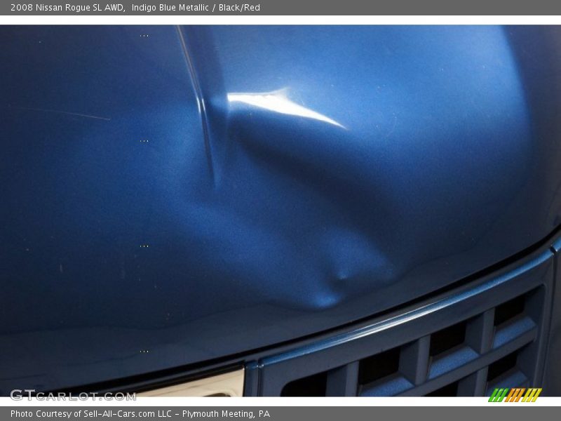 Indigo Blue Metallic / Black/Red 2008 Nissan Rogue SL AWD