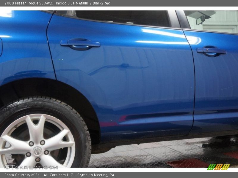 Indigo Blue Metallic / Black/Red 2008 Nissan Rogue SL AWD