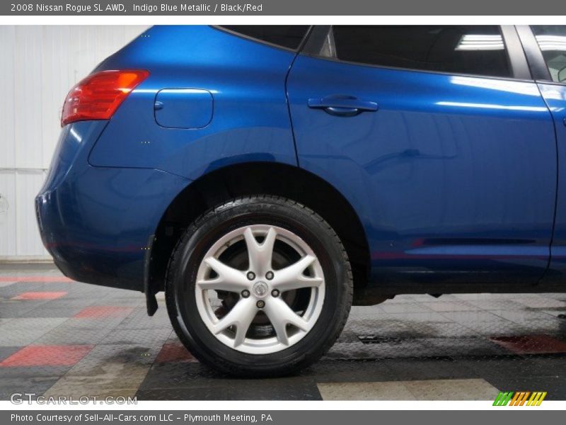 Indigo Blue Metallic / Black/Red 2008 Nissan Rogue SL AWD