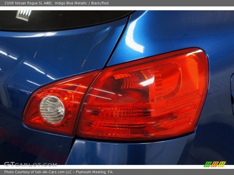 Indigo Blue Metallic / Black/Red 2008 Nissan Rogue SL AWD