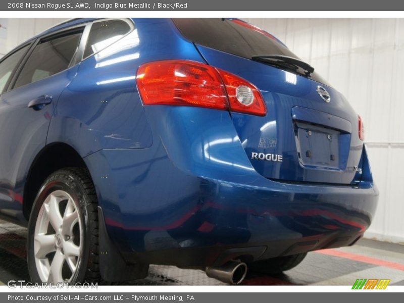Indigo Blue Metallic / Black/Red 2008 Nissan Rogue SL AWD