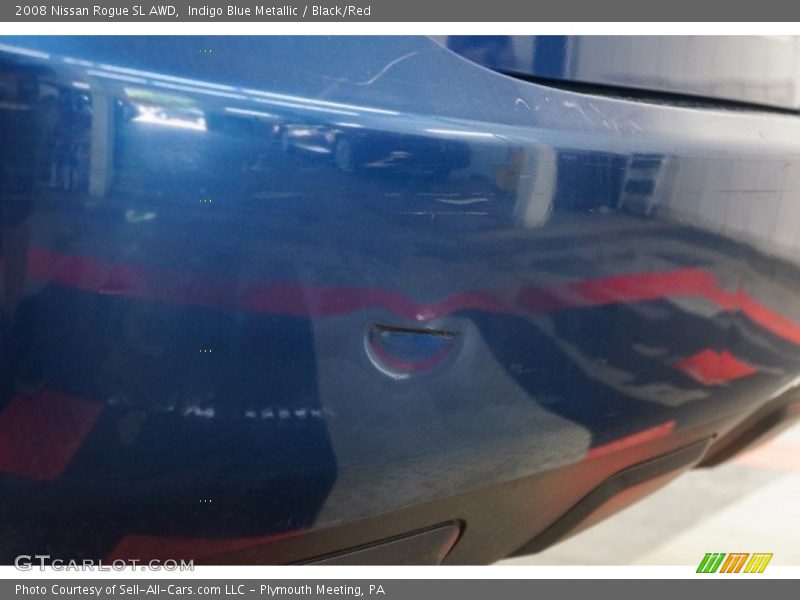 Indigo Blue Metallic / Black/Red 2008 Nissan Rogue SL AWD