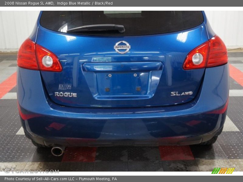 Indigo Blue Metallic / Black/Red 2008 Nissan Rogue SL AWD