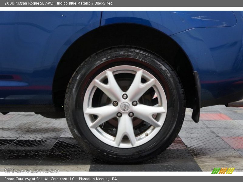 Indigo Blue Metallic / Black/Red 2008 Nissan Rogue SL AWD