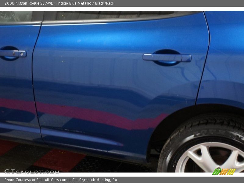 Indigo Blue Metallic / Black/Red 2008 Nissan Rogue SL AWD