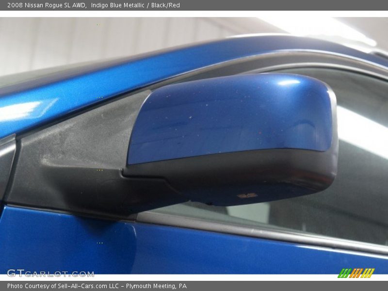 Indigo Blue Metallic / Black/Red 2008 Nissan Rogue SL AWD