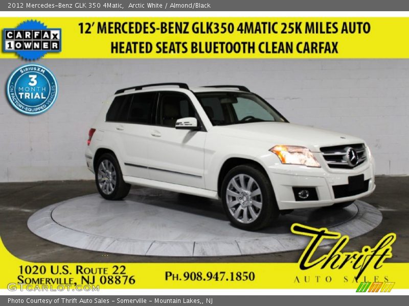 Arctic White / Almond/Black 2012 Mercedes-Benz GLK 350 4Matic