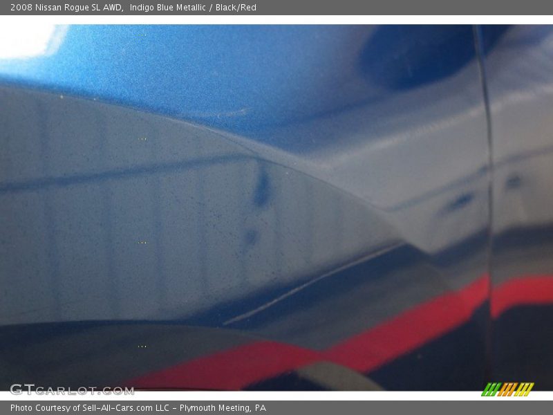 Indigo Blue Metallic / Black/Red 2008 Nissan Rogue SL AWD