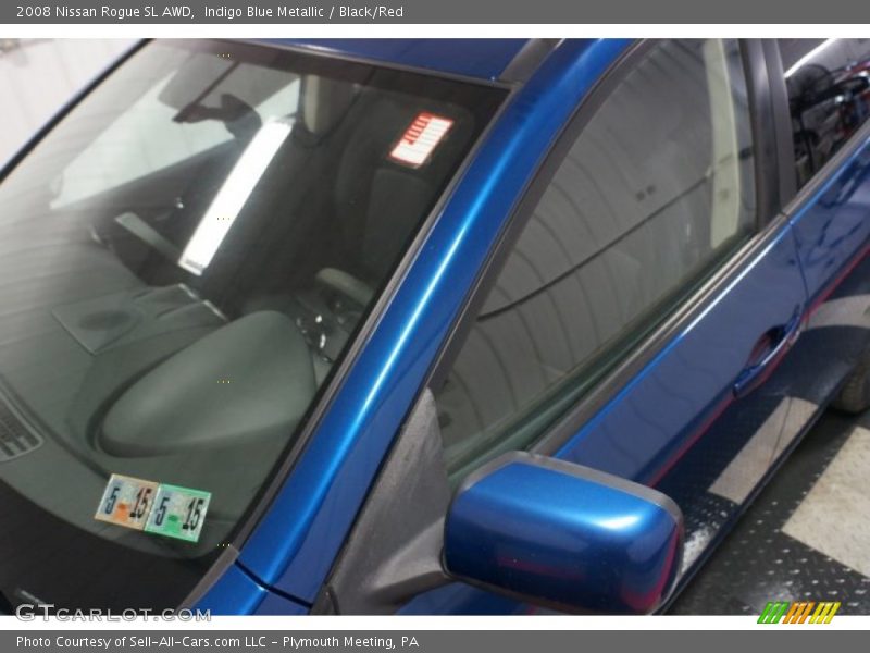 Indigo Blue Metallic / Black/Red 2008 Nissan Rogue SL AWD