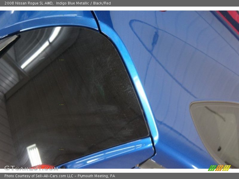 Indigo Blue Metallic / Black/Red 2008 Nissan Rogue SL AWD