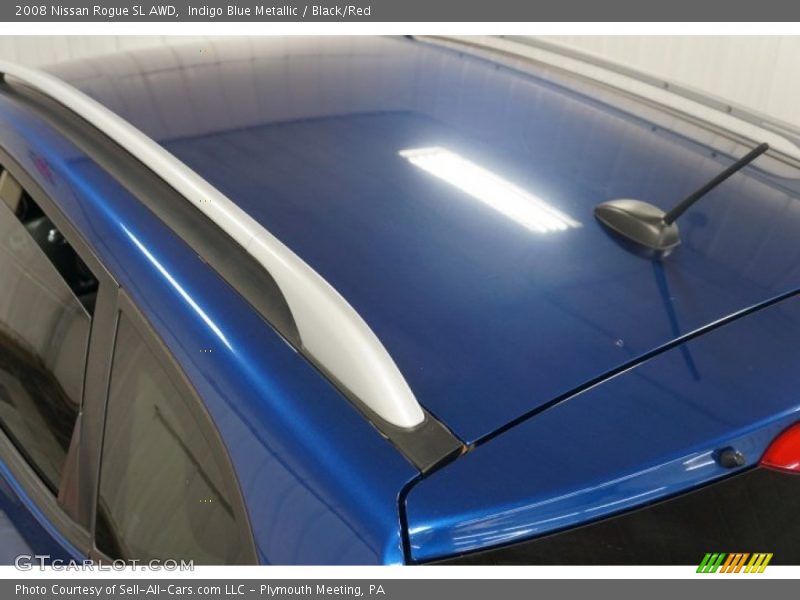 Indigo Blue Metallic / Black/Red 2008 Nissan Rogue SL AWD