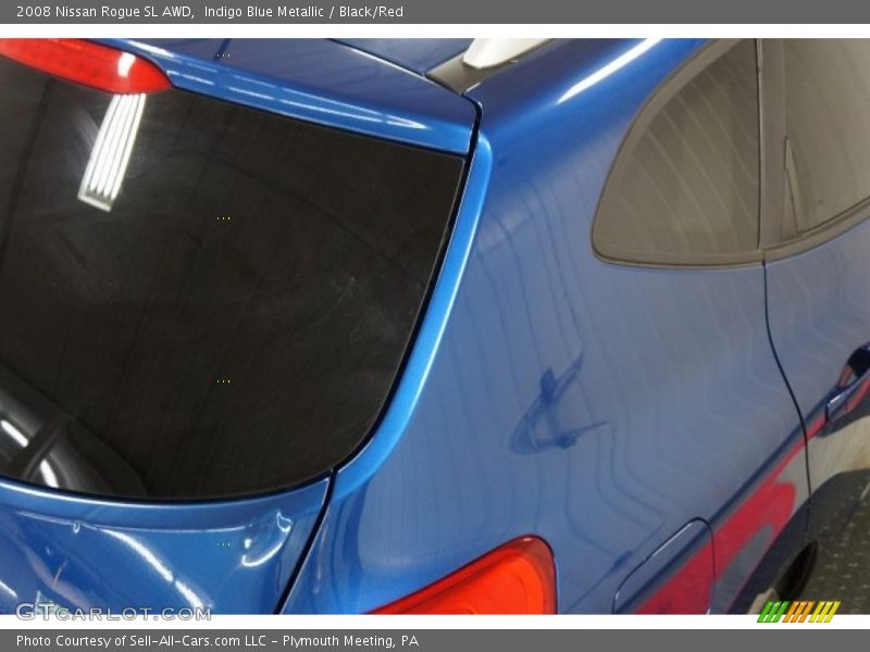 Indigo Blue Metallic / Black/Red 2008 Nissan Rogue SL AWD
