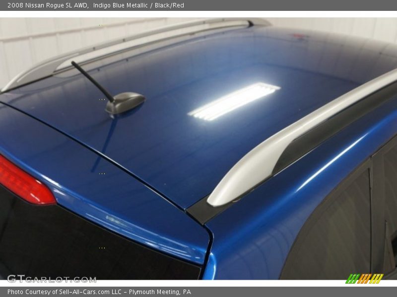 Indigo Blue Metallic / Black/Red 2008 Nissan Rogue SL AWD