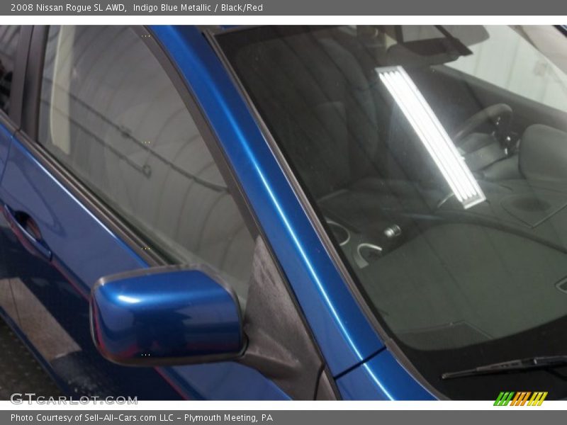 Indigo Blue Metallic / Black/Red 2008 Nissan Rogue SL AWD