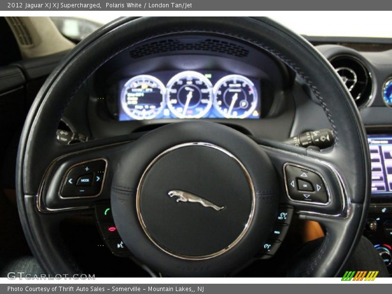 Polaris White / London Tan/Jet 2012 Jaguar XJ XJ Supercharged