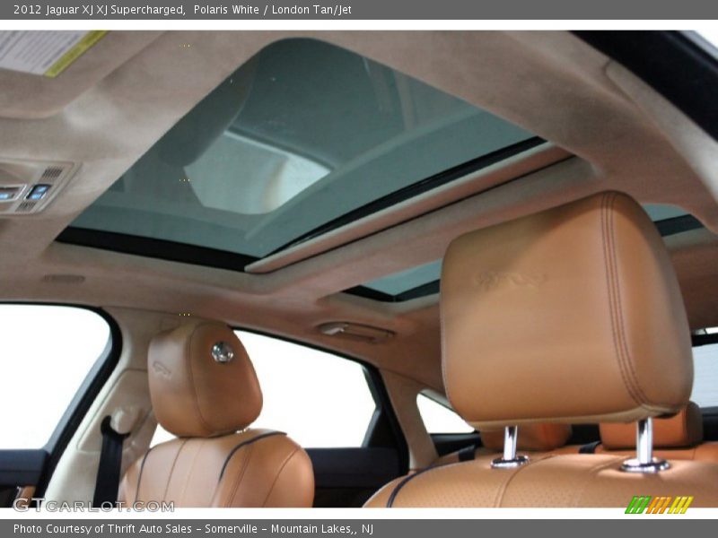 Polaris White / London Tan/Jet 2012 Jaguar XJ XJ Supercharged