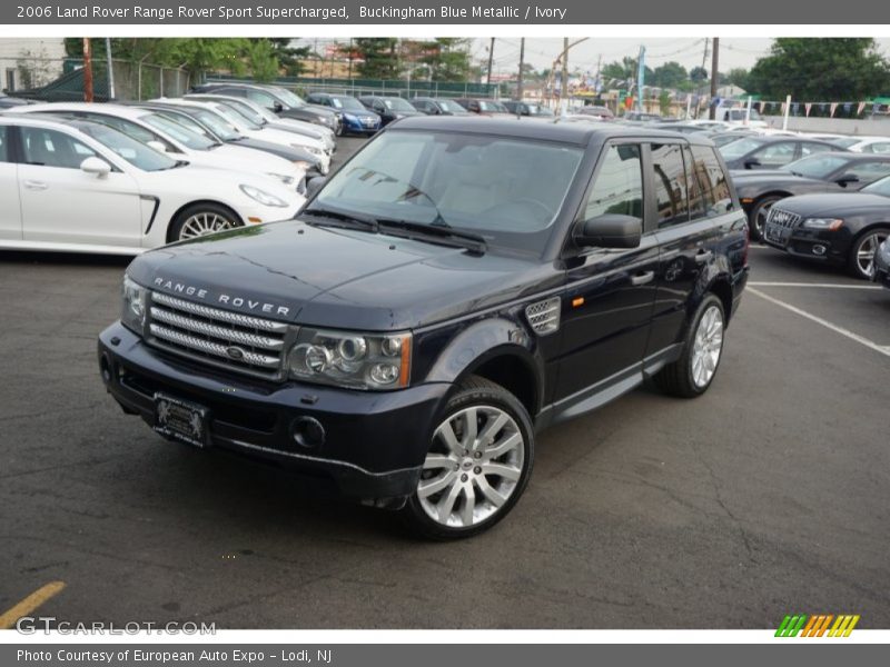 Buckingham Blue Metallic / Ivory 2006 Land Rover Range Rover Sport Supercharged